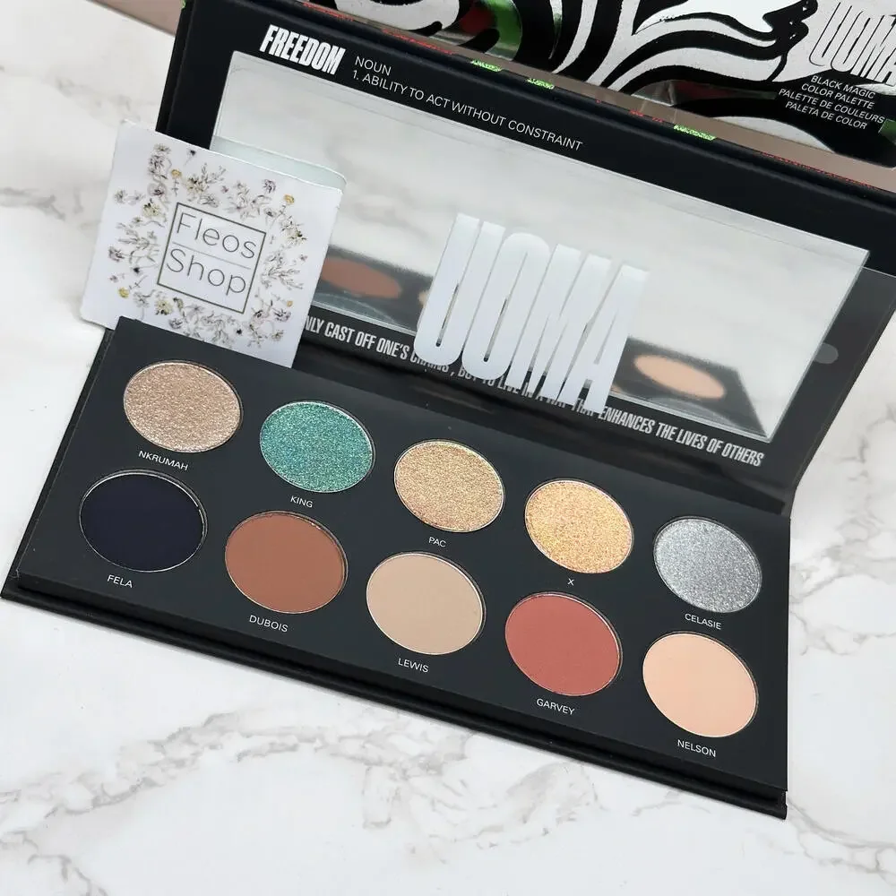 UOMA Black Magic Color Eyeshadow Palette Freedom